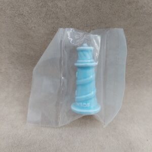 Light Blue Wade Whimsy Lighthouse Figurine
